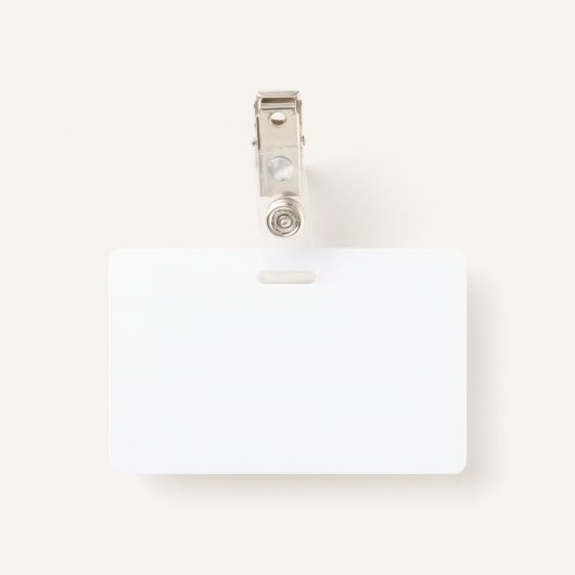 BADGE ID CLIP ON (Dos avec clip)