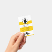 Badge ID de l'employé de l'entreprise - Modèle personnal (Manuel / portable)