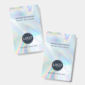 Badge ID de logo de l'entreprise Employé holographique (Front & Back)