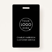 Badge ID de logo d'entreprise | Personnel des employés n (Dos)