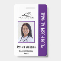 ID de photo de l'infirmière auxiliaire autorisée L