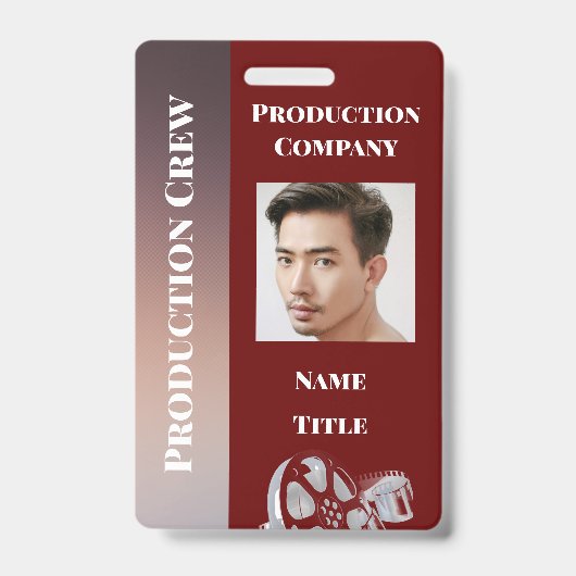 Badge ID de production (Avant)