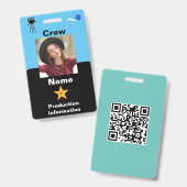 Badge ID de production 1 (Avant & arrière)