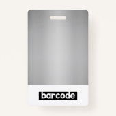 Badge ID d'entreprise Logo photo de l'employé Insigne d' (Dos)