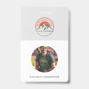 Badge ID des membres de l'employé du club photo