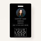 Badge ID d'événement Customisé Lanyard Nom Balise avec p (Dos)