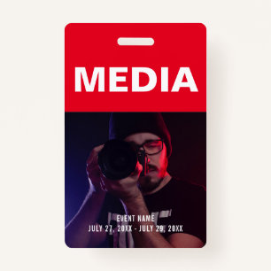 Badge ID d'événement Media All Access Pass