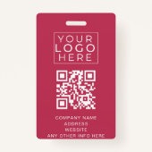 Badge ID d'événement photo Nom de la longe personnalisée (Dos)