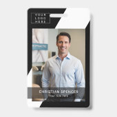 Badge ID d'événement professionnel Lanyard nom balise ph (Front)