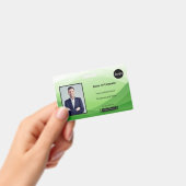 Badge ID d'identification photo d'entreprise Abstraite v (Manuel / portable)