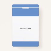 Badge ID employé du logo QR CODE (Dos)