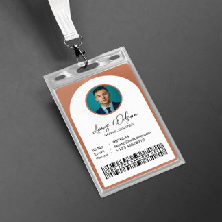 Badge ID employé personnalisable