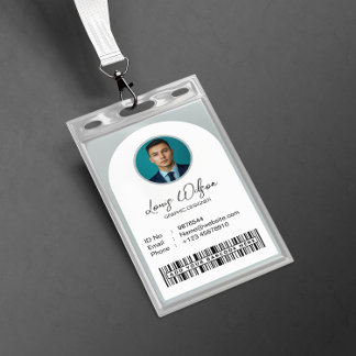 Badge ID employé personnalisable