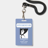 BADGE ID ÉTUDIANT (Face avec cordon)