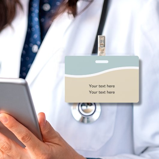 Badge ID minimal moderne