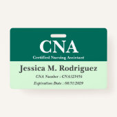 Badge ID ou NOM CNA professionnel (Devant)