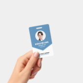 Badge ID personnel de l'événement professionnel moderne (Manuel / portable)