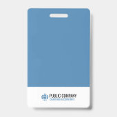 Badge ID personnel de l'événement professionnel moderne (Arrière)