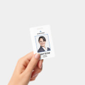 Badge ID personnel simple employé (Manuel / portable)