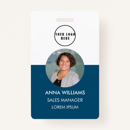 Badge ID photo de l'employé (Devant)