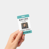 Badge ID photo employé personnalisé (Handheld)