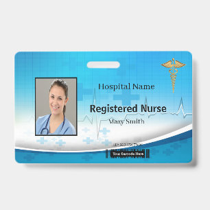 Badge ID photo Médicale de Caduceus