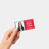 Badge ID photo personnalisé Événement Horizontal (Manuel / portable)