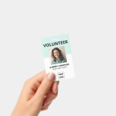 Badge ID photo simple bénévole (Manuel / portable)