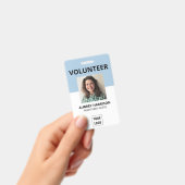 Badge ID photo simple bénévole (Manuel / portable)