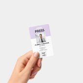 Badge ID photo simple Press (Manuel / portable)