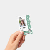 Badge Identifiant de comptable avec employé de bureau de (Manuel / portable)
