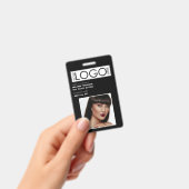 Badge Identifiant de l'employé - Photo de l'entreprise (Handheld)