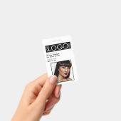 Badge Identifiant de l'employé - Photo de l'entreprise (À main)