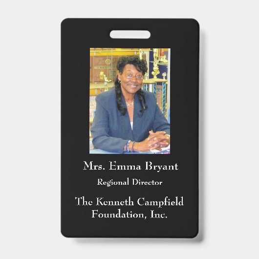 Badge Identifiant de l'entreprise (Avant)