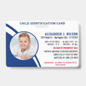 Badge Identification de l'enfant - Photo personnalisée - (Front)