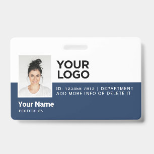 Badge Identification de sécurité moderne personnalisée p