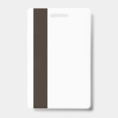 Badge Identification d'école (Dos)