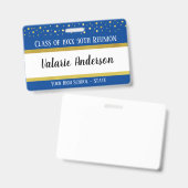 Badge Identification des clés de réunion de classe (Avant & arrière)