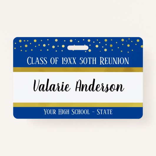 Badge Identification des clés de réunion de classe (Devant)