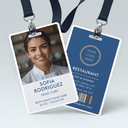 Badge Identification personnalisée professionnelle des e