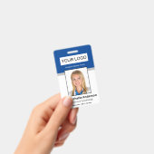 Badge Identité personnalisée de l'employé professionnel (Manuel / portable)