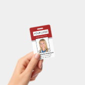 Badge Identité personnalisée de l'employé professionnel (Manuel / portable)