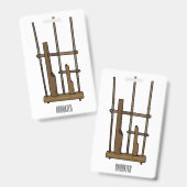Badge Illustration Angkpoumon (Avant & arrière)