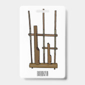 Badge Illustration Angkpoumon (Arrière)