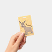 Badge Illustration d'âne miniature joyeux (Manuel / portable)