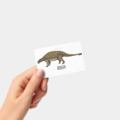 Badge Illustration d'Ankylosaurus (Manuel / portable)