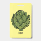 Badge Illustration d'artiste (Arrière)