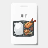 Badge Illustration de Bento (Arrière)
