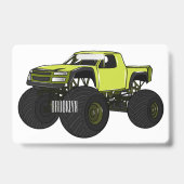 Badge Illustration de camion monstre (Arrière)