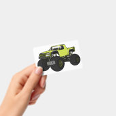 Badge Illustration de camion monstre (Manuel / portable)